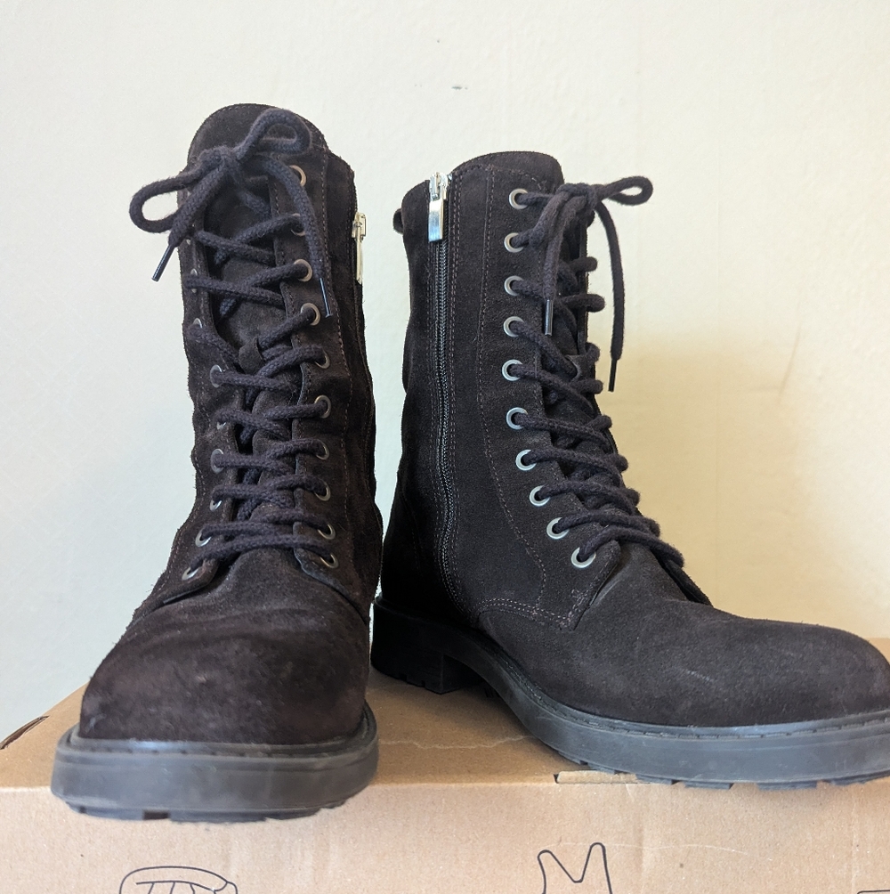 Clarks Orinoco 2 Genuine Suede Lace Up Booties Size 10